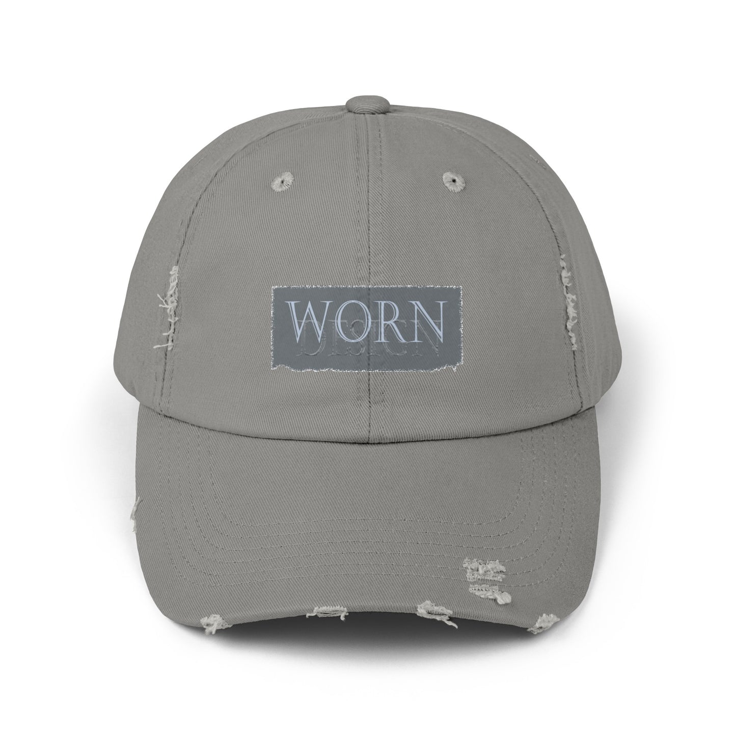 Worn Design Logo - Distressed Hat