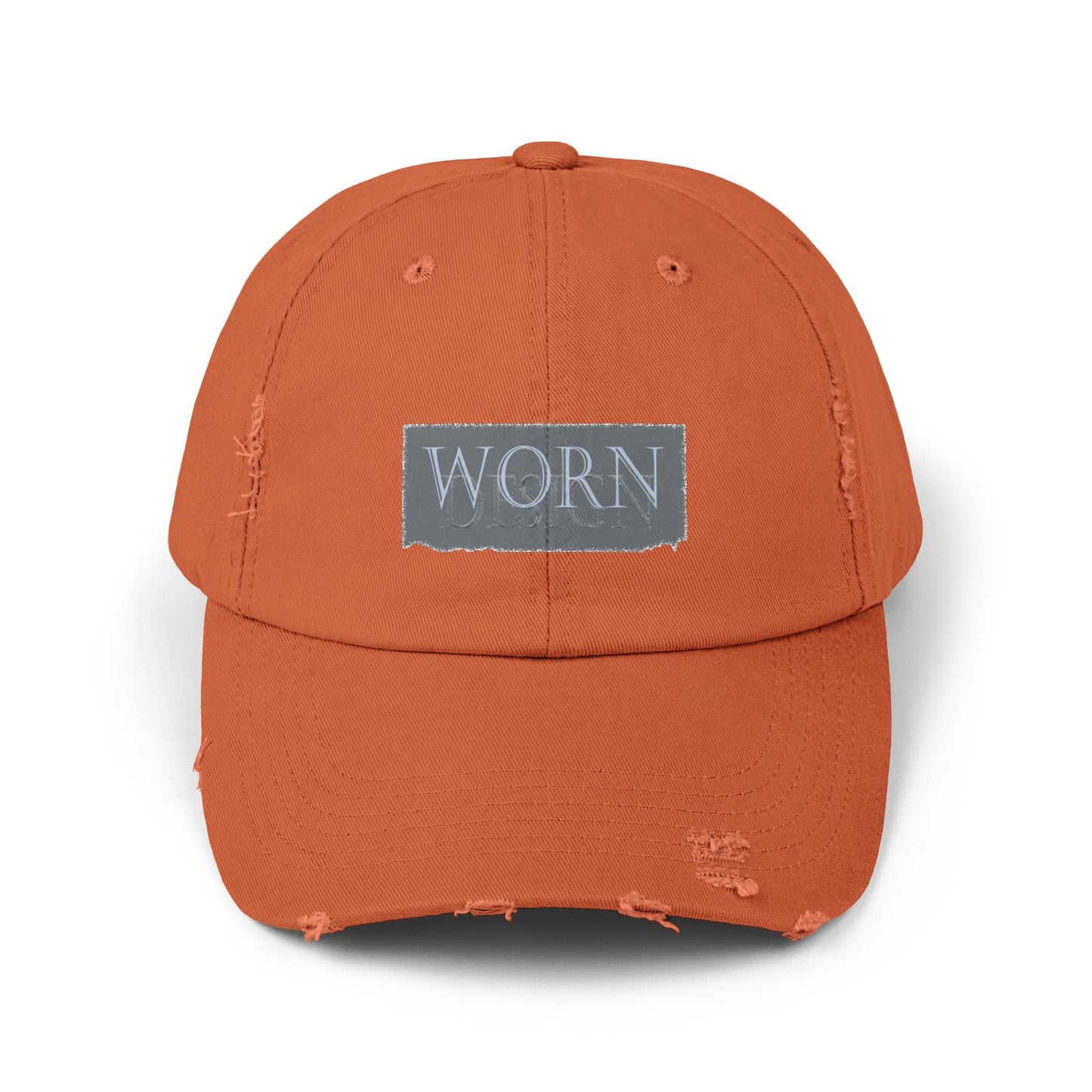 Worn Design Logo - Distressed Hat