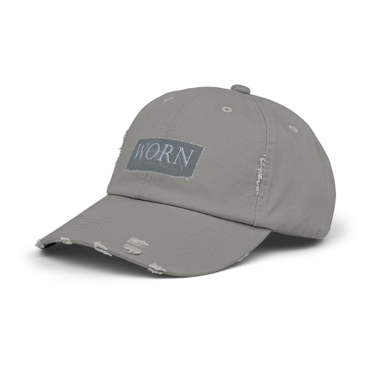 Worn Design Logo - Distressed Hat