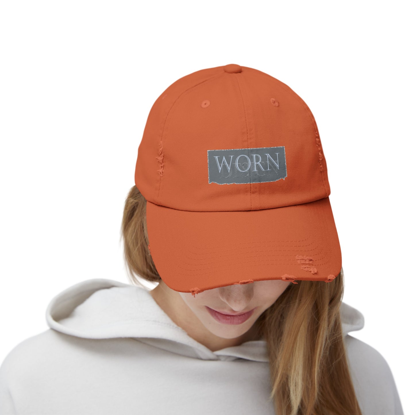 Worn Design Logo - Distressed Hat