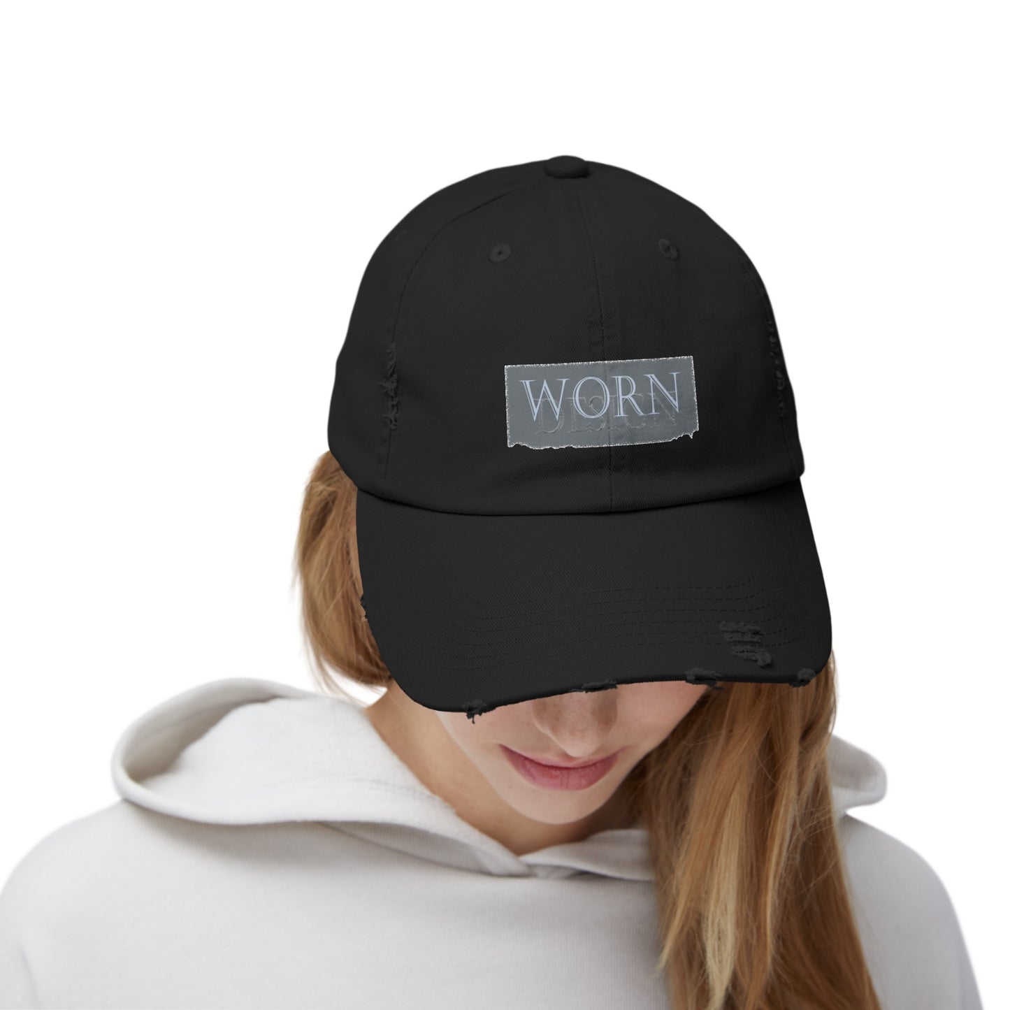 Worn Design Logo - Distressed Hat