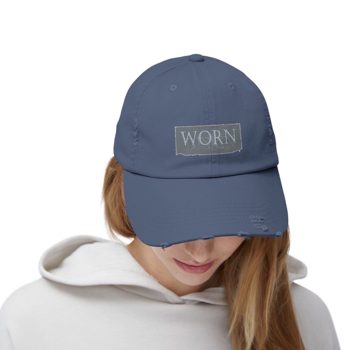 Worn Design Logo - Distressed Hat
