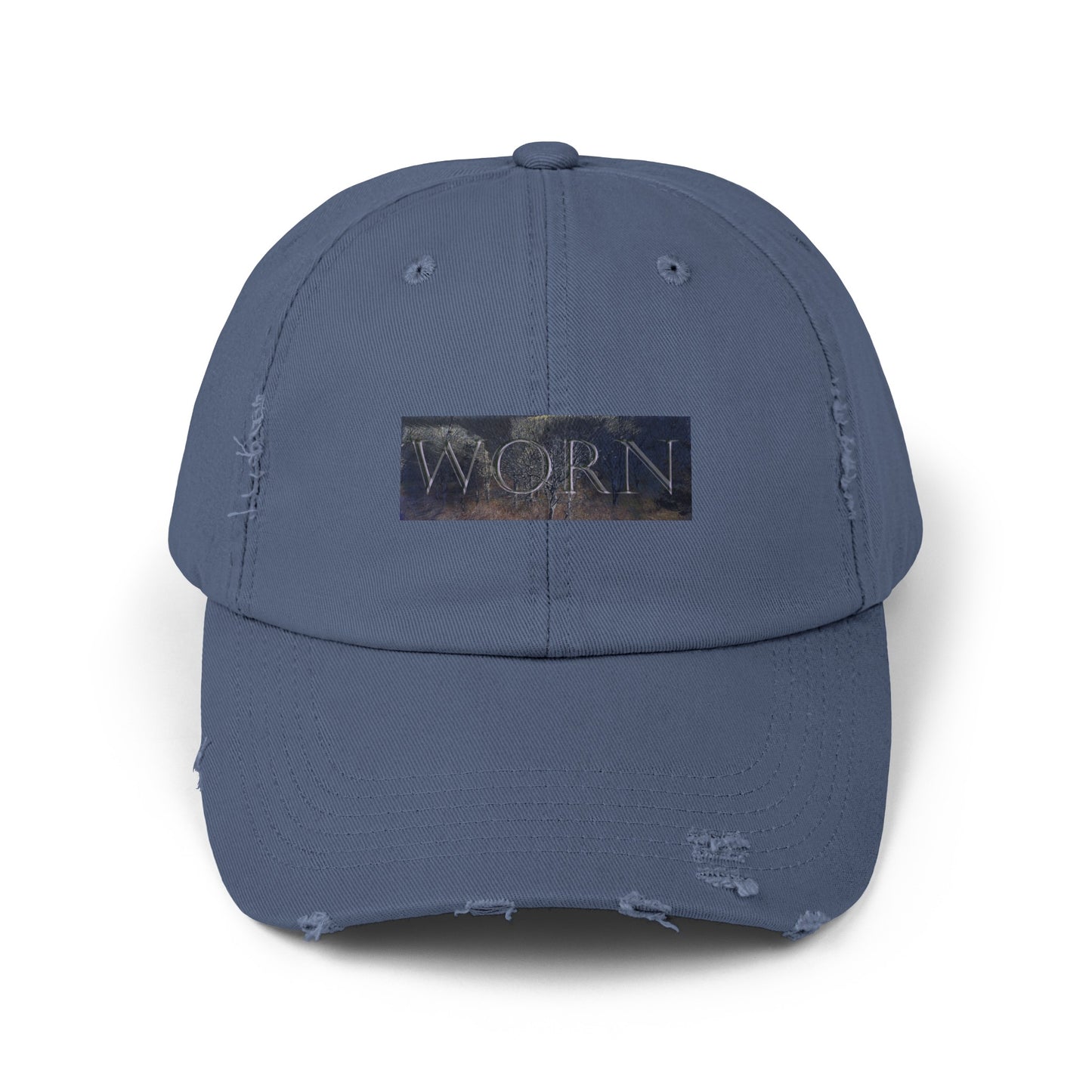 Zoom on Trees - Unisex Distressed Cap