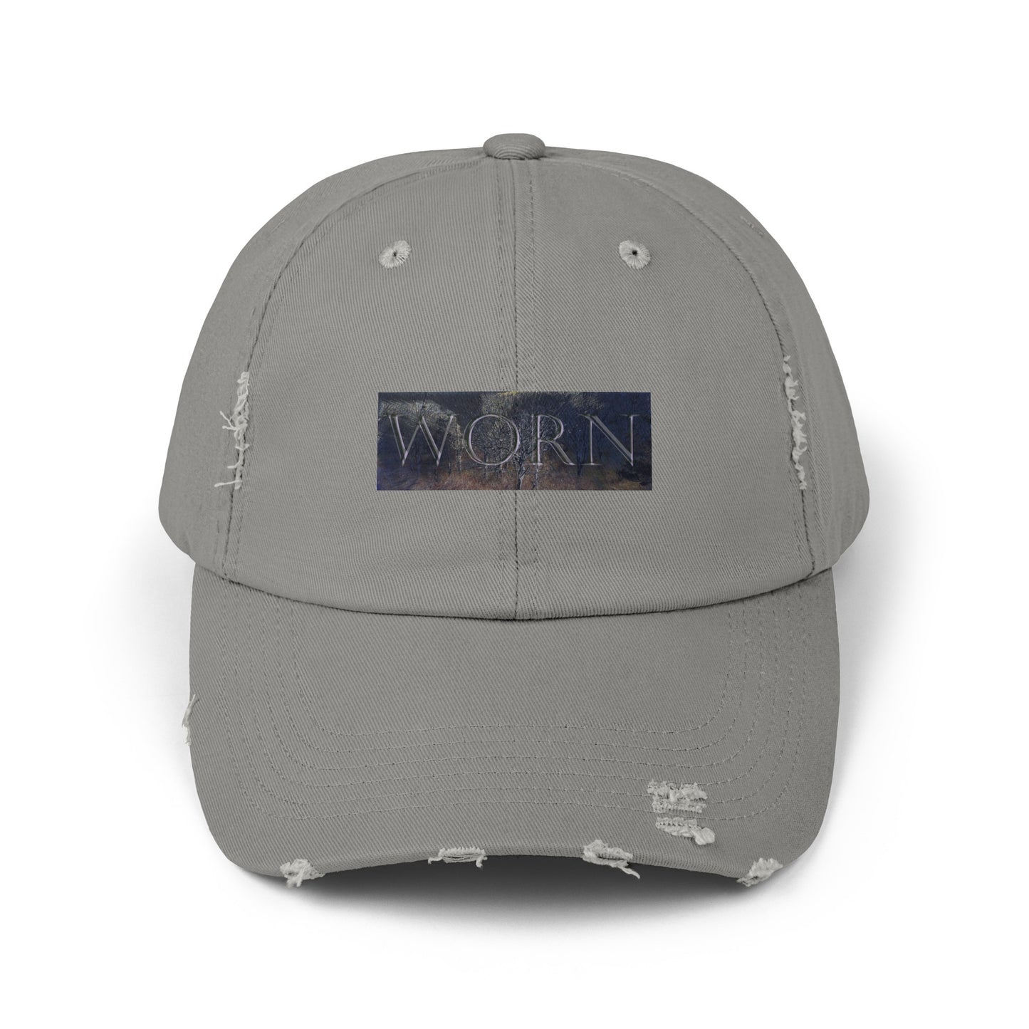 Zoom on Trees - Unisex Distressed Cap