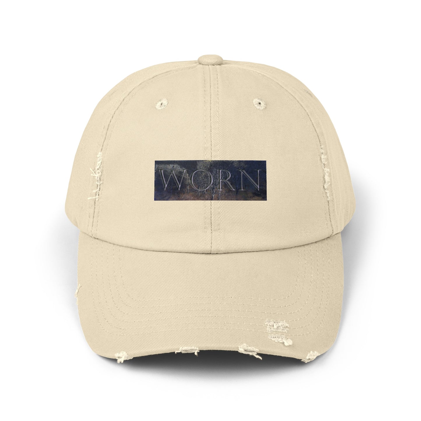 Zoom on Trees - Unisex Distressed Cap