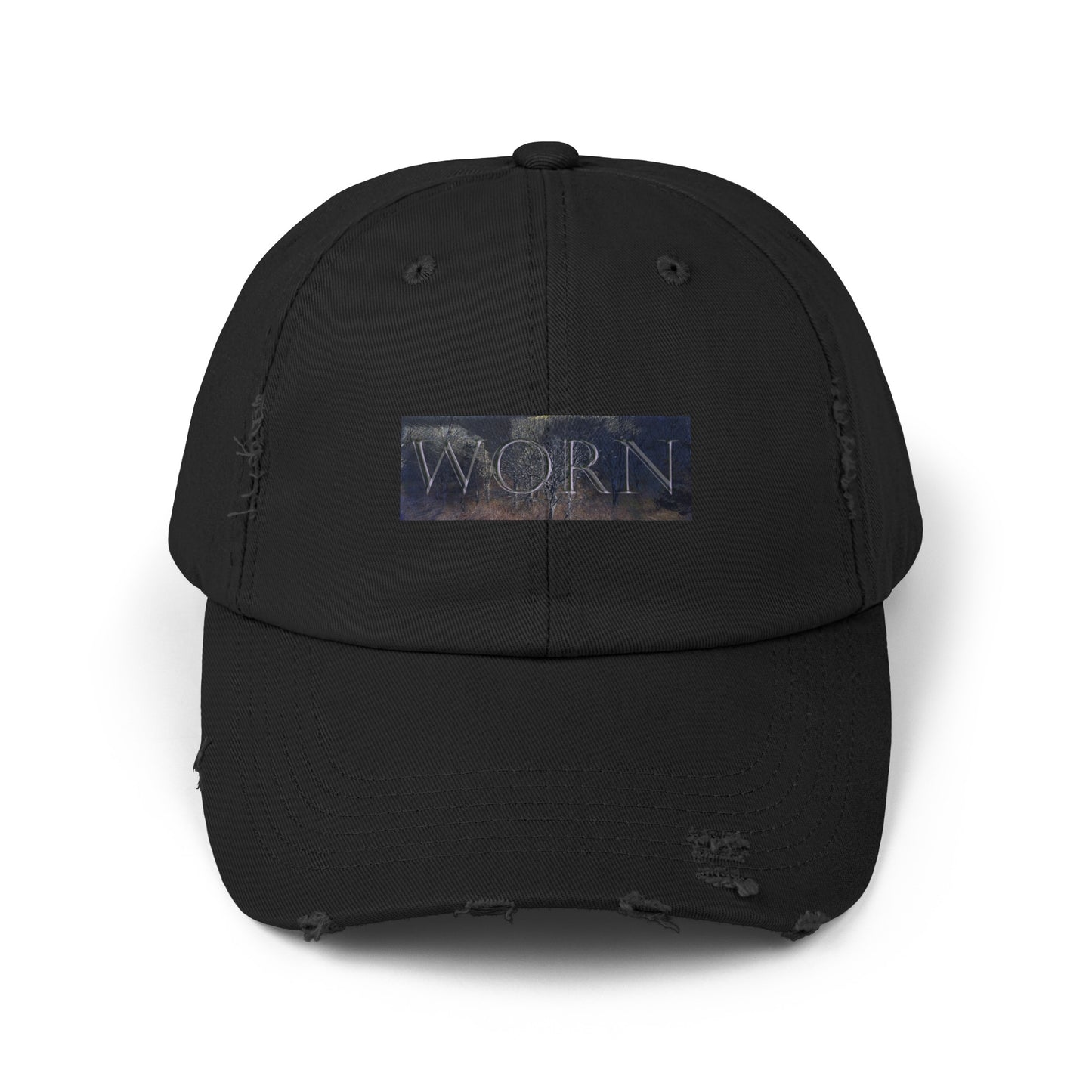 Zoom on Trees - Unisex Distressed Cap